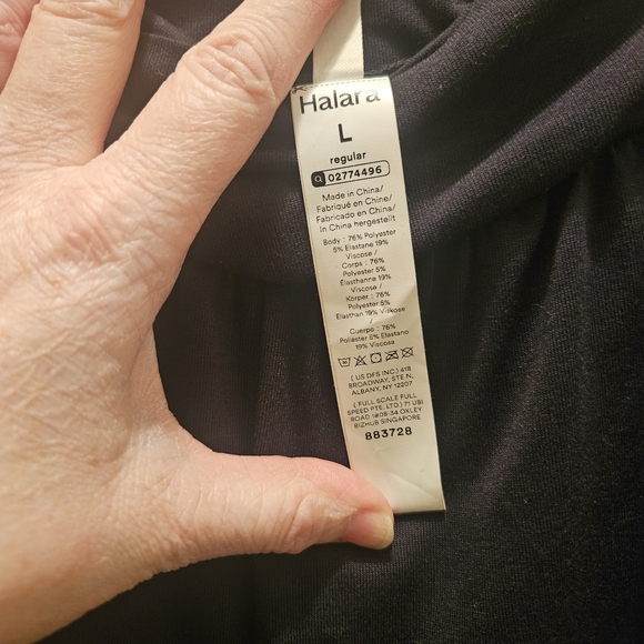 Women Halara Black Drawstring Pants Large - Picture 2 of 9